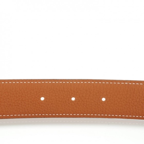 HERMES  Box Togo 32mm H Belt 90 Black Gold main image 5